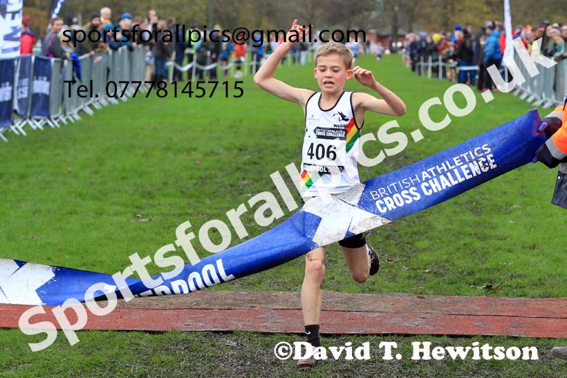 Boys Under-13s, 2022 British Athletics Cross Challenge, Sefton Park, Liverpool.  Photo: David T. Hewitson/Sports for All Pics